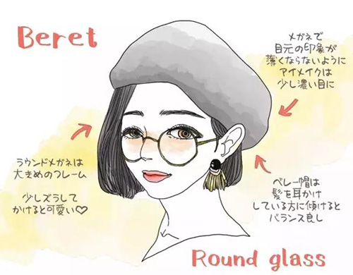 接地氣的小仙女一定要看看！冬天佩戴上帽子和眼鏡