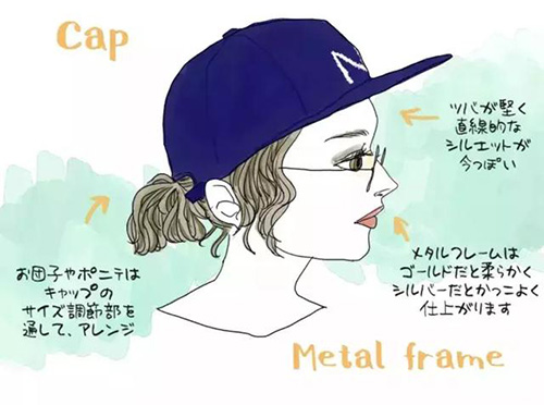接地氣的小仙女一定要看看！冬天佩戴上帽子和眼鏡